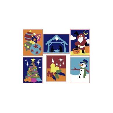 Achetez Lot de 5 cartes adhésives noel à décorer 1700X5 pas cher sur Ma Rentrée Scolaire