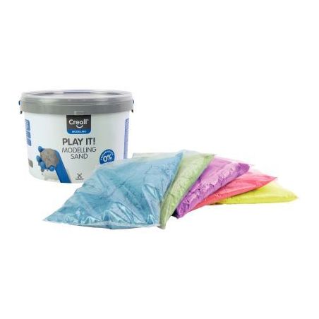 Achetez Seau de 2500 g sable magique 5 couleurs assortis 03280 pas cher sur Ma Rentrée Scolaire