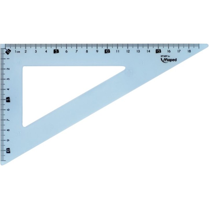 Equerre en plastique incassable 21 cm, 60° 245801 MAPED