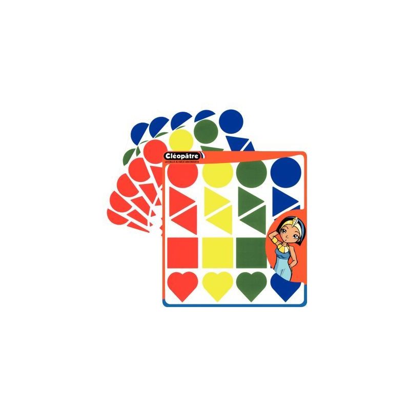 Achetez Pochette de 480 gommettes géométriques maxi assorties GA45/24 CLEOPATRE pas cher sur Ma Re..