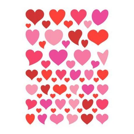 Achetez Sachet de 460 gommettes coeur fantaisie assortis MAJ6015 pas cher sur Ma Rentrée Scolaire