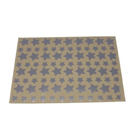 Achetez Pochette de 672 gommettes étoiles métallisées argentées MAJ27354 pas cher sur Ma Rentré..