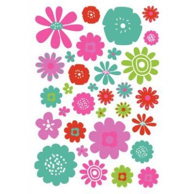Achetez Pochette de 600 gommettes adhésives repositionnables fleurs assorties AE158C MAILDOR CLAIRE..