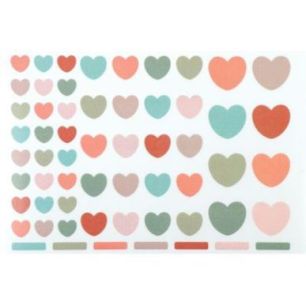 Achetez Pochette 624 gommettes coeurs couleur nordique 19452 AGIPA pas cher sur Ma Rentrée Scolaire