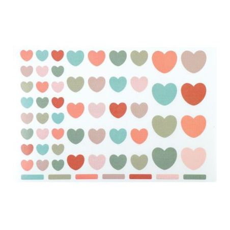 Achetez Pochette 624 gommettes coeurs couleur nordique 19452 AGIPA pas cher sur Ma Rentrée Scolaire