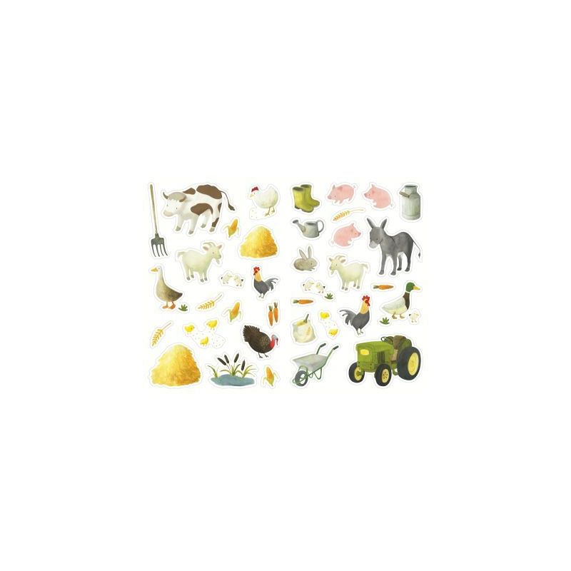 Achetez Pochette de 444 gommettes les animaux de la ferme, adhésives repositionnables AE010 O LES I.. Achetez Pochette de 444 gommettes les animaux de la ferme, adhésives repositionnables AE010 O LES I..