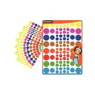 Achetez Pochette de 640 gommettes rondes adhésives assorties GARM/640 pas cher sur Ma Rentrée Scol..