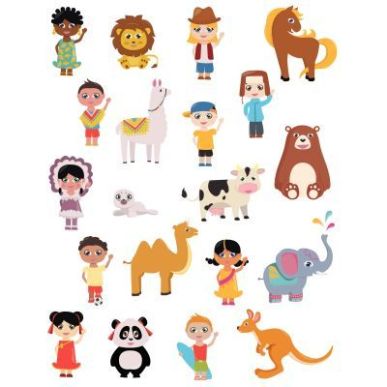 Achetez Pochette de 240 gommettes enfants du monde L940002 pas cher sur Ma Rentrée Scolaire