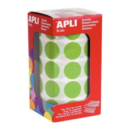 Achetez Rouleau de gommettes rondes 20mm vert clair 16724 AGIPA pas cher sur Ma Rentrée Scolaire