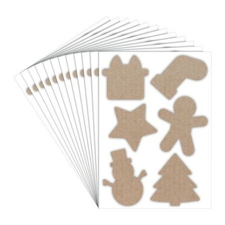 Achetez Pochette 72 gommettes kraft noel L940022 pas cher sur Ma Rentrée Scolaire