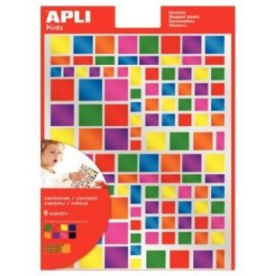 Achetez Pochette de 756 gommettes carrés métallisées couleurs assorties 13530 AGIPA pas cher sur ..