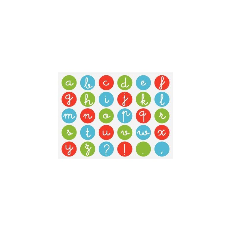 Achetez Rouleau de 900 gommettes alphabet en minuscule 102536 AGIPA pas cher sur Ma Rentrée Scolair..