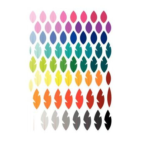 Achetez Pochette de 1320 gommettes adhésives repositionnables plumes assorties AE182C pas cher sur ..