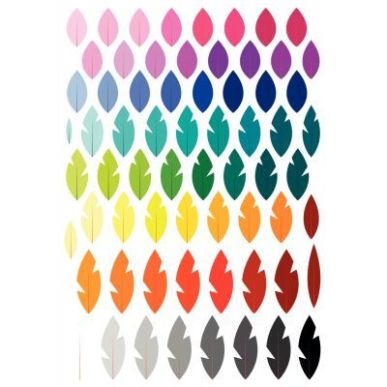 Achetez Pochette de 1320 gommettes adhésives repositionnables plumes assorties AE182C pas cher sur ..