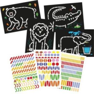 Achetez Ateliers gommettes animaux sauvages AF037C MY MANDARI CLAIREFONTAINE pas cher sur Ma Rentré..