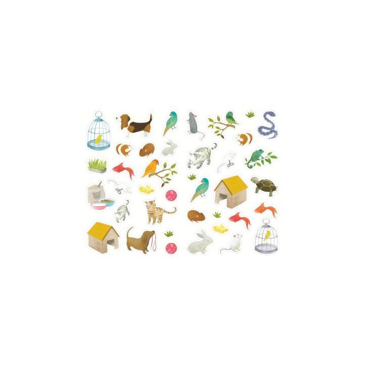 Pochette de 1684 gommettes thématiques adhésives assorties, adhésives repositionnables AE017 O LES IMAGER