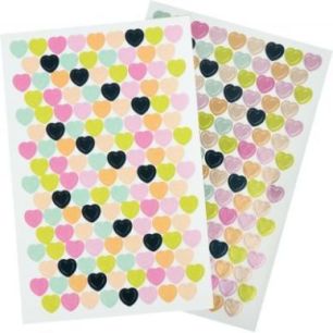 Pochette de 2 720 gommettes coeur AE187C MAILDOR CLAIREFONTAINE