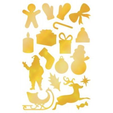 Achetez Blister d'environ 590 gommettes de Noël or et argent AE063 O MAILDOR CLAIREFONTAINE pas che..