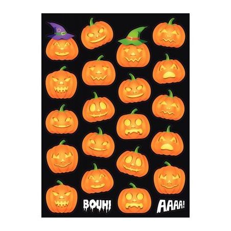 Achetez Sachet de 264 gommettes citrouille Halloween assorties MAJ2928 pas cher sur Ma Rentrée Scol..