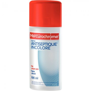 Spray au Mercurochrome incolore 100ml 050320 MERCUROCHROME