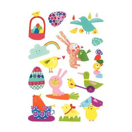 Achetez Pochette de 84 maxi gommettes Baby pâques, adhésives repositionnables AE033 O MAILDOR CLAI..