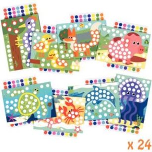 Achetez Pack 24 ateliers gommettes animaux ATEA5ANIMX/24 CLEOPATRE pas cher sur Ma Rentrée Scolaire