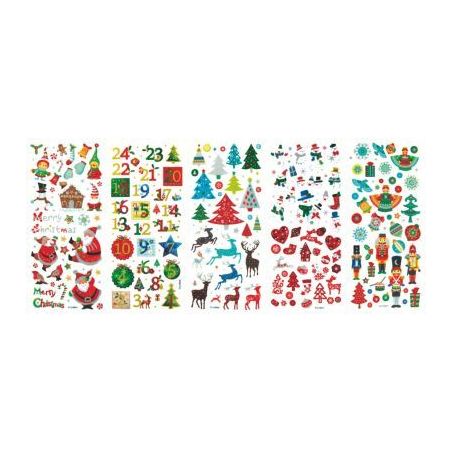 Achetez Pochette de 255 stickers scintillants thème Noël 1412 pas cher sur Ma Rentrée Scolaire