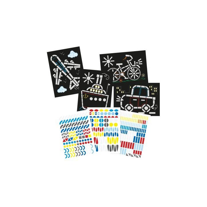 Atelier gommettes transports AF035C MY MANDARI CLAIREFONTAINE