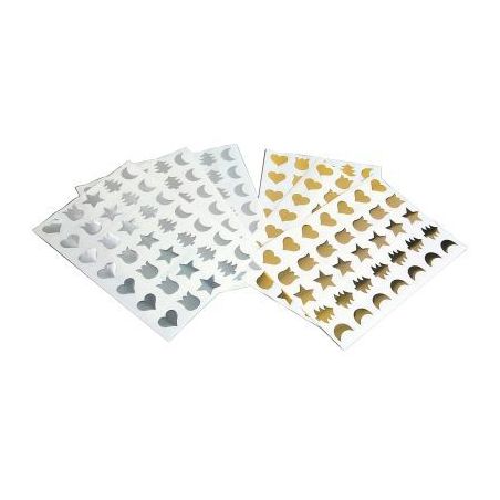 Achetez Pochette de 700 maxi gommettes formes de Noël or et argent MAJ700 pas cher sur Ma Rentrée ..