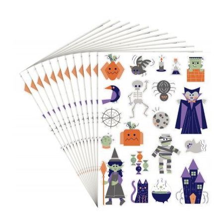 Achetez Pack de 240 gommettes Halloween repositionnables L940019 pas cher sur Ma Rentrée Scolaire
