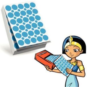 Achetez Recharge pour Ecopack de 3000 gommettes rondes bleu RECH-60R20/BLEU CLEOPATRE pas cher sur M..