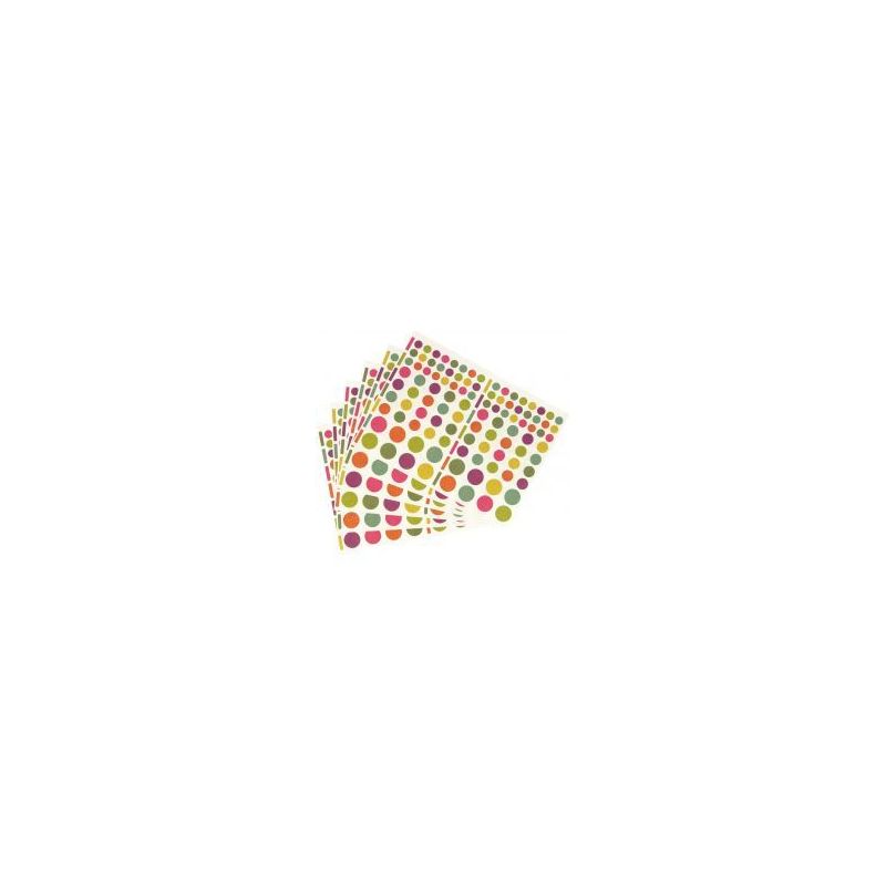 Achetez Pochette de 624 gommettes craft coloris assortis Diam 1 à 2 cm Coloris assortis 6 planches.. Achetez Pochette de 624 gommettes craft coloris assortis Diam 1 à 2 cm Coloris assortis 6 planches..