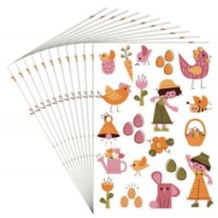 Pack de 240 gommettes Päques repositionnables L940020 Pack de 240 gommettes Päques repositionnables L940020