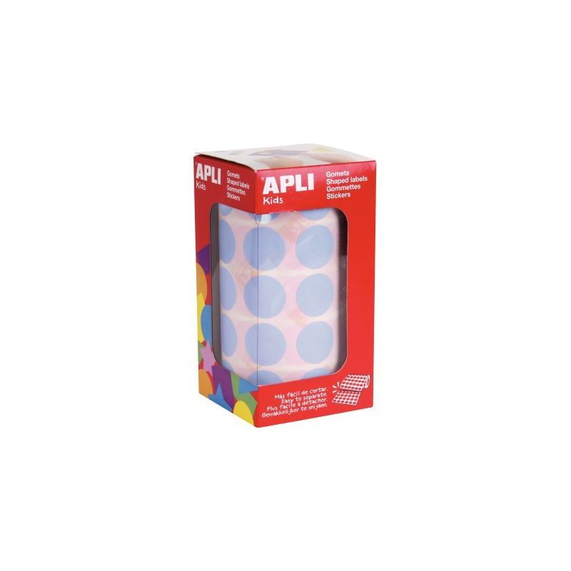 Achetez Rouleau de gommettes rondes 20mm bleu 16723 AGIPA pas cher sur Ma Rentrée Scolaire