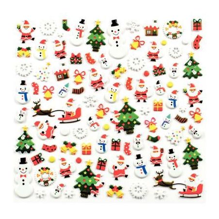 Achetez Sac de 314 stickers 3D noel MAJ2058 pas cher sur Ma Rentrée Scolaire