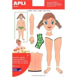 Achetez Pochette de 156 gommettes corps repositionnables 11928 APLI KIDS APLI pas cher sur Ma Rentrî.