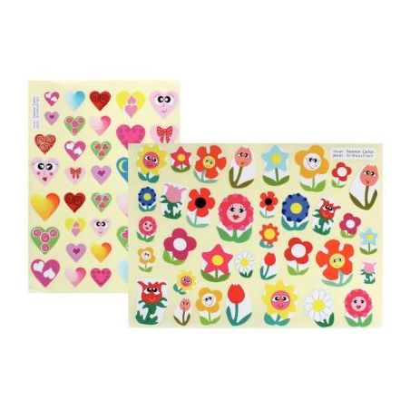 Achetez Pochette de 432 gommettes formes coeurs et fleurs 84019 MAJ pas cher sur Ma Rentrée Scolair..
