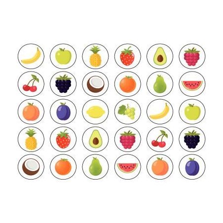 Achetez Rouleau de 900 gommettes fruits assorties 19714 APLI KIDS APLI pas cher sur Ma Rentrée Scol..