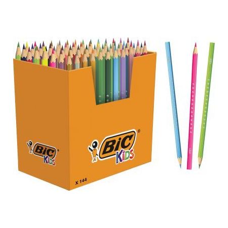 Achetez Classpack de 144 crayons de couleur Smooth assortis 301909 BIC pas cher sur Ma Rentrée Scol..
