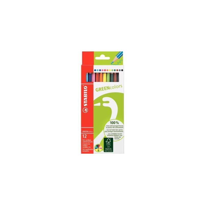 Achetez Etui de 12 crayons de couleur Greencolors assortis 6019/2-121 STABILO pas cher sur Ma Rentr.. Achetez Etui de 12 crayons de couleur Greencolors assortis 6019/2-121 STABILO pas cher sur Ma Rentr..