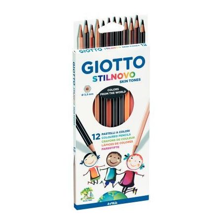Achetez Etui 12 crayons Stilnovo tons peaux F25740000 STILNOVO GIOTTO pas cher sur Ma Rentrée Scola..