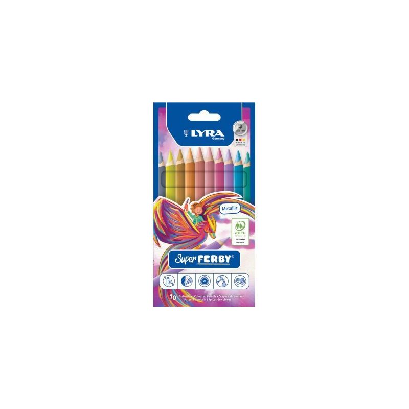 Achetez Etui de 10 crayons couleur Super Ferby métal L3721102 FERBY LYRA pas cher sur Ma Rentrée S.. Achetez Etui de 10 crayons couleur Super Ferby métal L3721102 FERBY LYRA pas cher sur Ma Rentrée S..