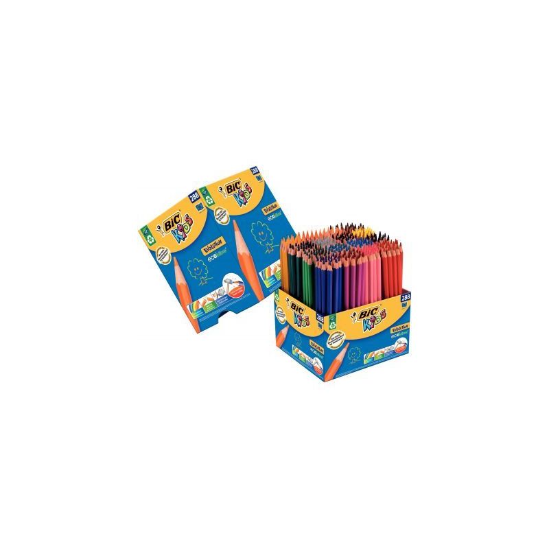 Achetez Classpack de 208 crayons de couleur Evolution dont 80 gratuits 509298 EVOLUTION BIC pas cher..