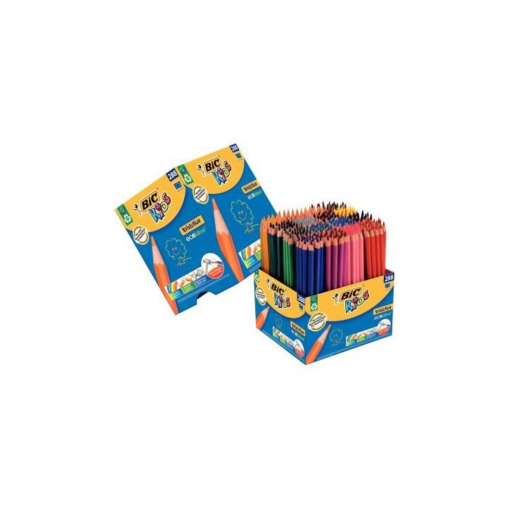 Classpack de 208 crayons de couleur Evolution dont 80 gratuits 509298 EVOLUTION BIC