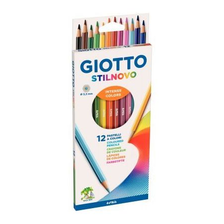Achetez Etui de 12 crayons de couleur Stilnovo assortis F25650000 STILNOVO GIOTTO pas cher sur Ma Re..