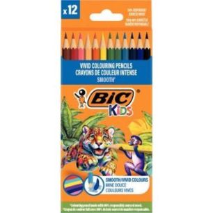 Achetez Etui de 12 crayons de couleur Smooth assortis 525786 BIC pas cher sur Ma Rentrée Scolaire