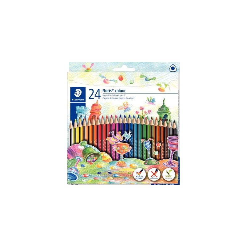 Achetez Etui de 24 crayons de couleur Noris colour triangulaire couleurs assorties 187 C24 NORIS STA.. Achetez Etui de 24 crayons de couleur Noris colour triangulaire couleurs assorties 187 C24 NORIS STA..