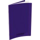 Piqûre 96 pages 24x32 cm, seyès 90g couverture polypropylène violet 100105481 HAMELIN