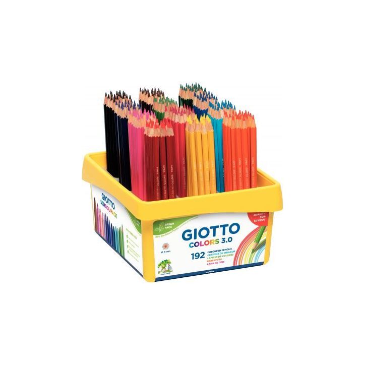 Classpack de 192 crayons de couleur Giotto Colors 3.0 F523300 GIOTTO