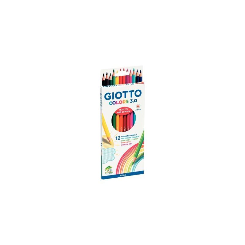 Achetez Pochette de 12 crayons de couleur Giotto Colors 3.0 F276600 GIOTTO pas cher sur Ma Rentrée ..